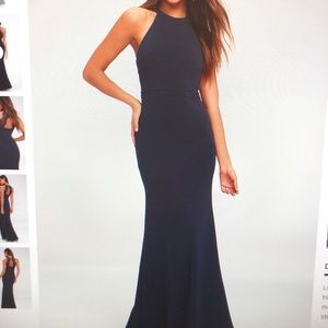 Floor length evening gown